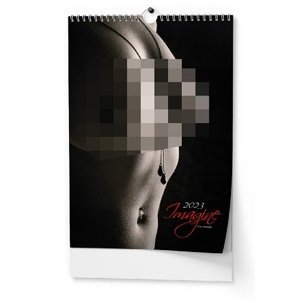 Nástenný kalendár Imagine 2023, 32 x 45 cm (18+)