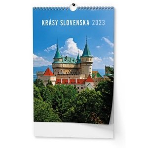 Nástenný kalendár Krásy Slovenska 2023, 32 x 45 cm