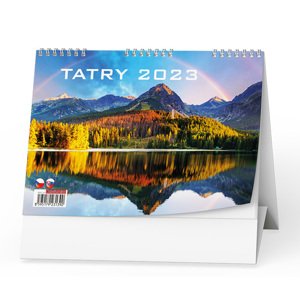 Stolový kalendár Tatry 2023, 21 x 15 cm