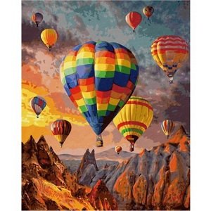 Maľovanie podľa čísel Teplovzdušné balóny (40x50 cm) Schipper