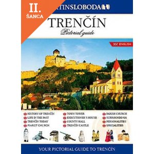 Lacná kniha Trenčín - obrázkový sprievodca anglicky