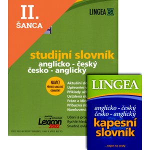 Lacná kniha Komplet - Anglicko-český a česko-anglický knižní kapesní slovník + elektronický studijní slovník
