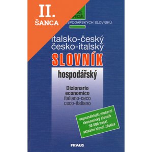 Lacná kniha Italsko - český, česko - italský hospodářský slovník