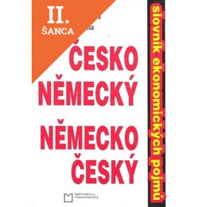 Lacná kniha Česko německý německo český slovník ekonomických pojmů