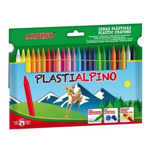 Alpino Balenie 24 voskoviek Plasti