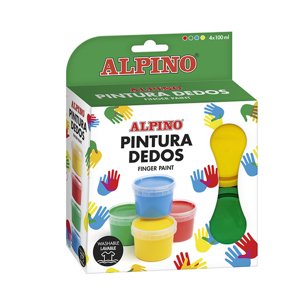 Alpino Balenie 4 fliaš prstových farieb 100 ml