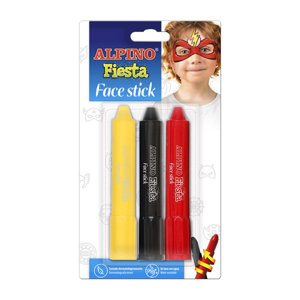 Alpino farebné ceruzky na tvár pre chlapcov 3 ks