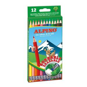 Alpino Krabica 12 mazacích farebných ceruziek