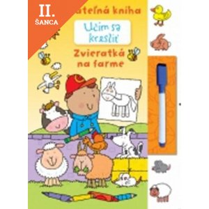 Lacná kniha Učím sa kresliť - Zvieratká na farme