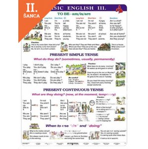 Lacná kniha Basic English III. - A4 karta