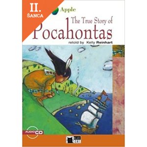 Lacná kniha Black Cat Green Apple 1 - True Story of Pocahontas + CD