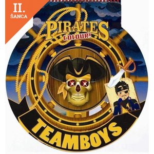 Lacná kniha Teamboys Pirates Colour! - kormidlo