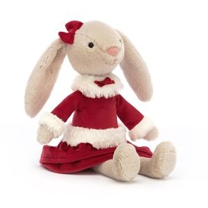 Lottie Vianočný zajačik plyšová hračka JELLYCAT