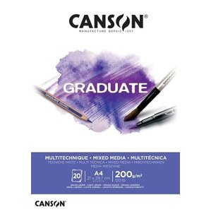 Canson Graduate Mix Media white 200 g 20 listov A4
