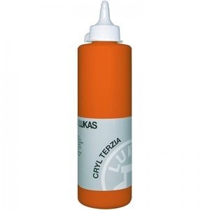 Lukas Terzia akrylová farba cadmium orange 500 ml