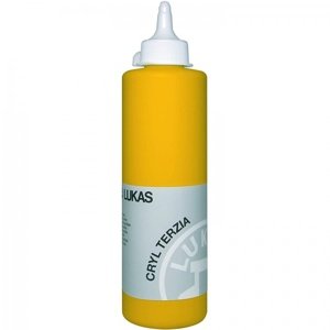 Lukas Terzia akrylová farba indian yellow 500 ml