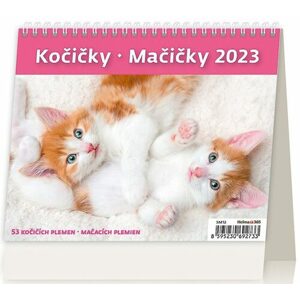 MiniMax Mačičky/Mačičky 2023 - stolný kalendár