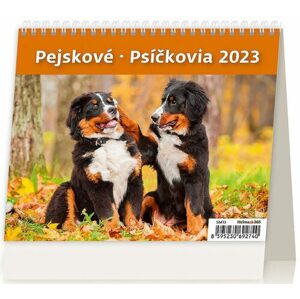 MiniMax Psíci/Psíčkovia 2023 - stolný kalendár