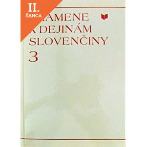 Lacná kniha Pramene k dejinám slovenčiny 3