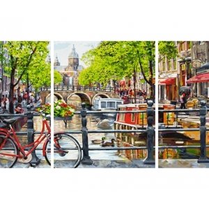 Maľovanie podľa čísel Amsterdam (50x80 cm) Schipper