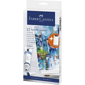 Akrylové farby Faber-Castell 12 ks x 20 ml