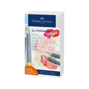 Akvarelové Pastelky Faber-Castell Goldfaber Aqua plechová krabička Pastel 36 ks