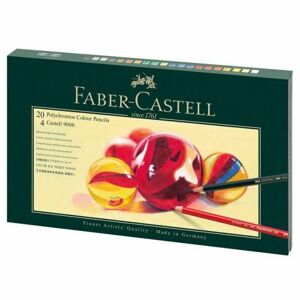 Pastelky Faber-Castell Polychromos darčeková sada 20 ks s príslušenstvom