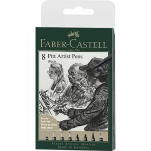Popisovač Faber-Castell Pitt Artist Pen Col. 199 8 ks