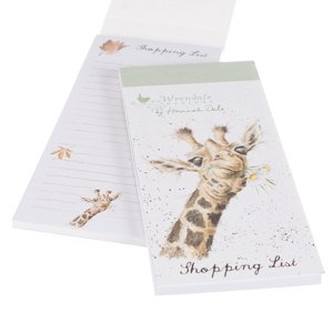 Nákupný zoznam s magnetom "Giraffe" Wrendale Designs - žirafa