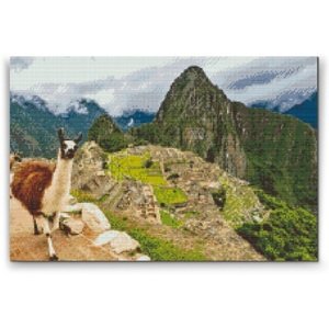 Diamantovanie podľa čísiel Machu Picchu (40x60cm)