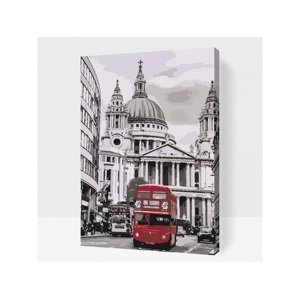 Maľovanie podľa čísiel Londýnsky autobus (40x60cm)