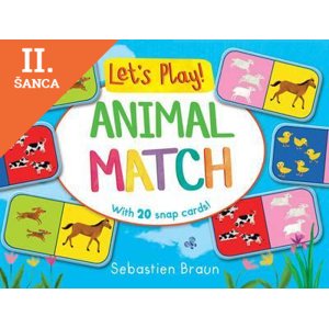 Lacná kniha Let's Play! Animal Match