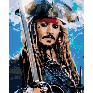 Maľovanie podľa čísel Jack Sparrow 40x50cm Zuty