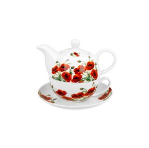 Porcelánový set na čaj pre jedného Classic Poppies 350 ml