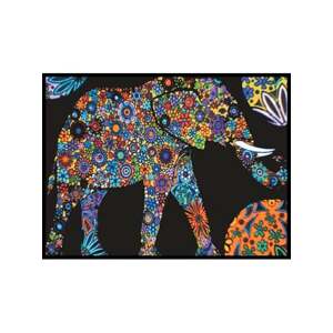 Colorvelvet zamatový obrázok Slon veľký