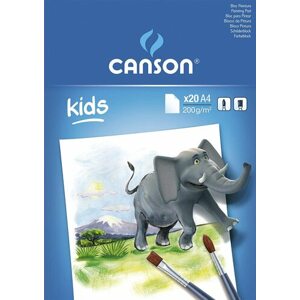 CANSON Kids skicár na maľovanie 200g 20 listov A4