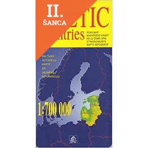 Lacná kniha Baltic Countries Road Map 1:700 000