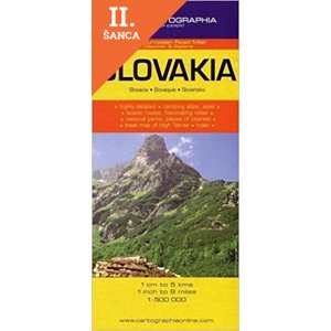 Lacná kniha Szlovákia / Slovakia 1 : 500 000 - Autótérkép (külföld)