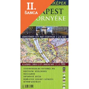 Lacná kniha Budapest és környéke - Várostérkép