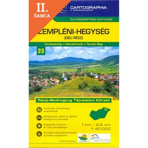 Lacná kniha Zempléni-hegység (déli rész) 1 : 40 000 - Turistatérkép