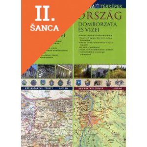 Lacná kniha Magyarország közigazgatási és domborzati térképe - 1 : 575 000