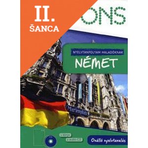Lacná kniha PONS nyelvtanfolyam haladóknak: Német (1 könyv + 2 audio-CD)