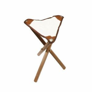 D&R drevenná stolička s koženým sedákom