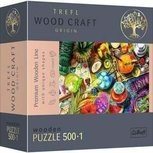 Drevené puzzle Farebné koktaily 501 Trefl