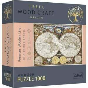 Drevené puzzle Mapa starovekého sveta 1000 Trefl