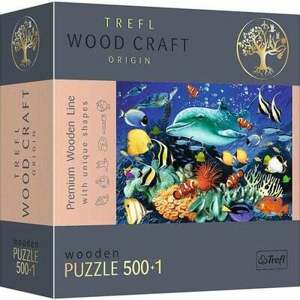 Drevené puzzle Morský život 501 Trefl