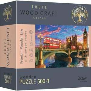 Drevené puzzle Westminsterský palác, Big Ben, Londýn 501 Trefl