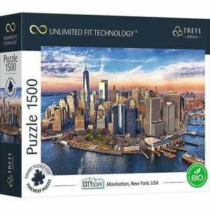 Puzzle Panoráma mesta: Manhattan, New York, USA 1500 Trefl Prime