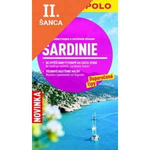 Lacná kniha Sardinie - cestovní průvodce se skládací mapou