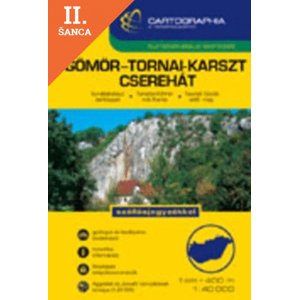 Lacná kniha Gömör-Tornai-Karszt, Cserehát 1 : 40 000 - Turistatérkép